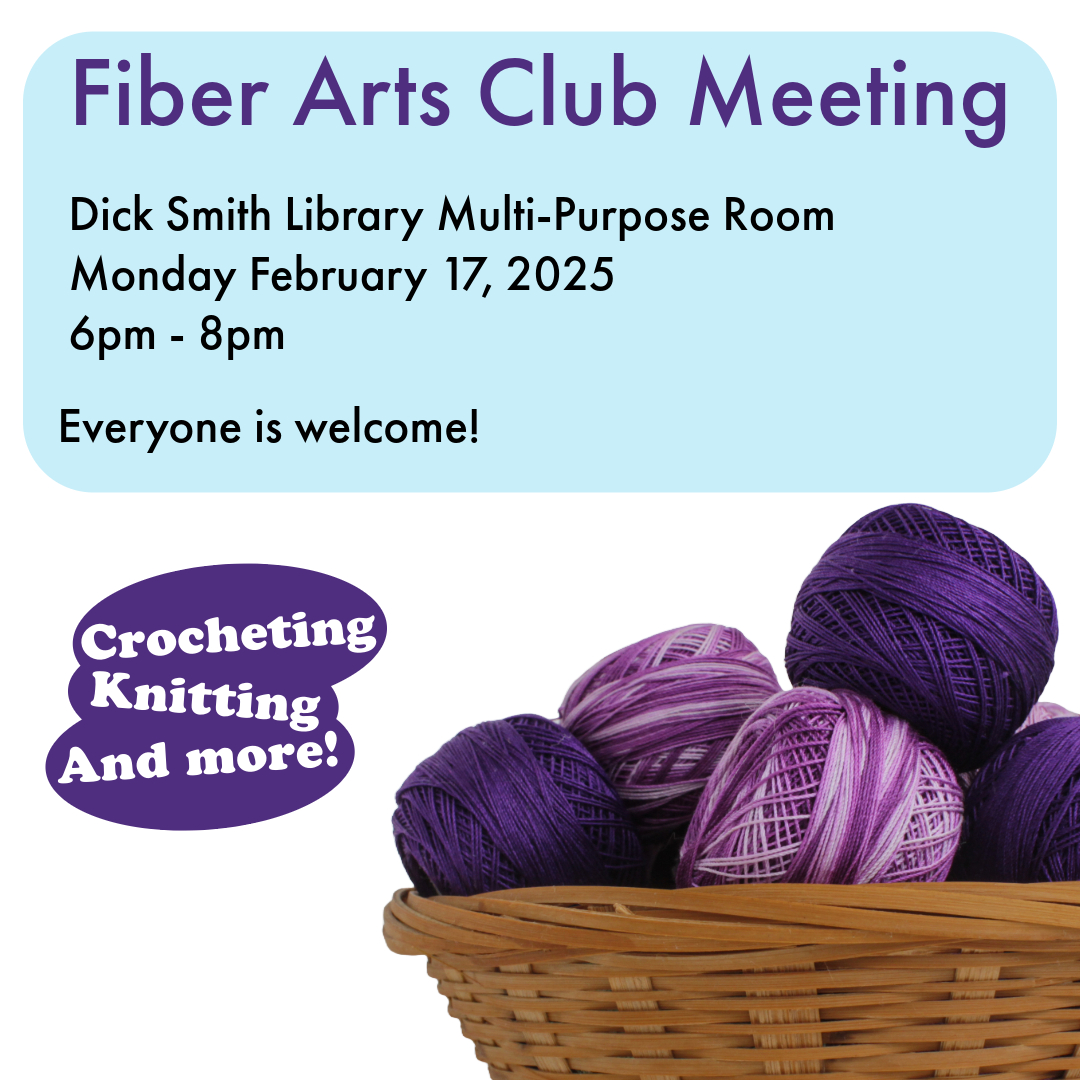 🧵🧶 The Fiber Arts... - Tarleton State University Libraries | Facebook