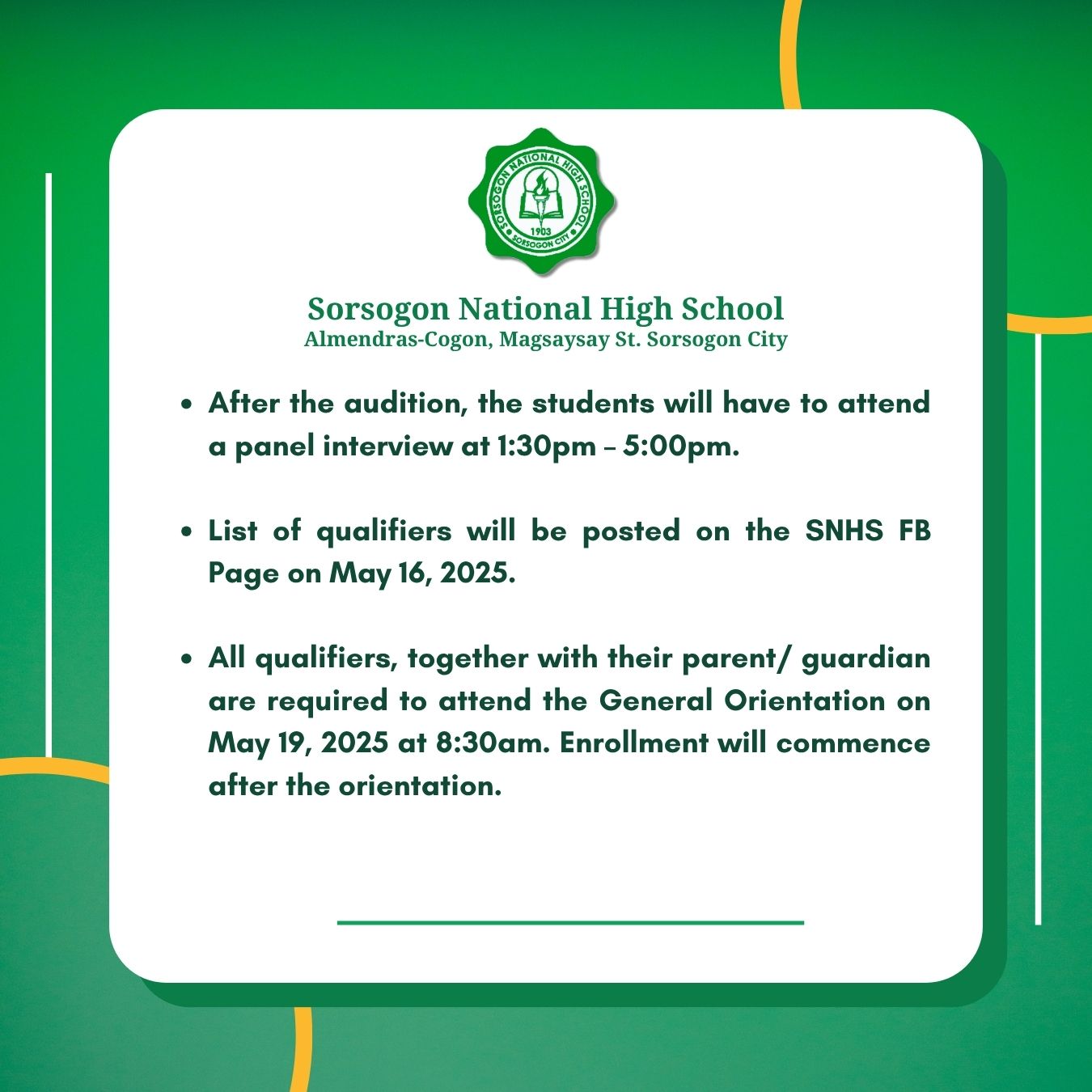 Sorsogon National HS | Sorsogon