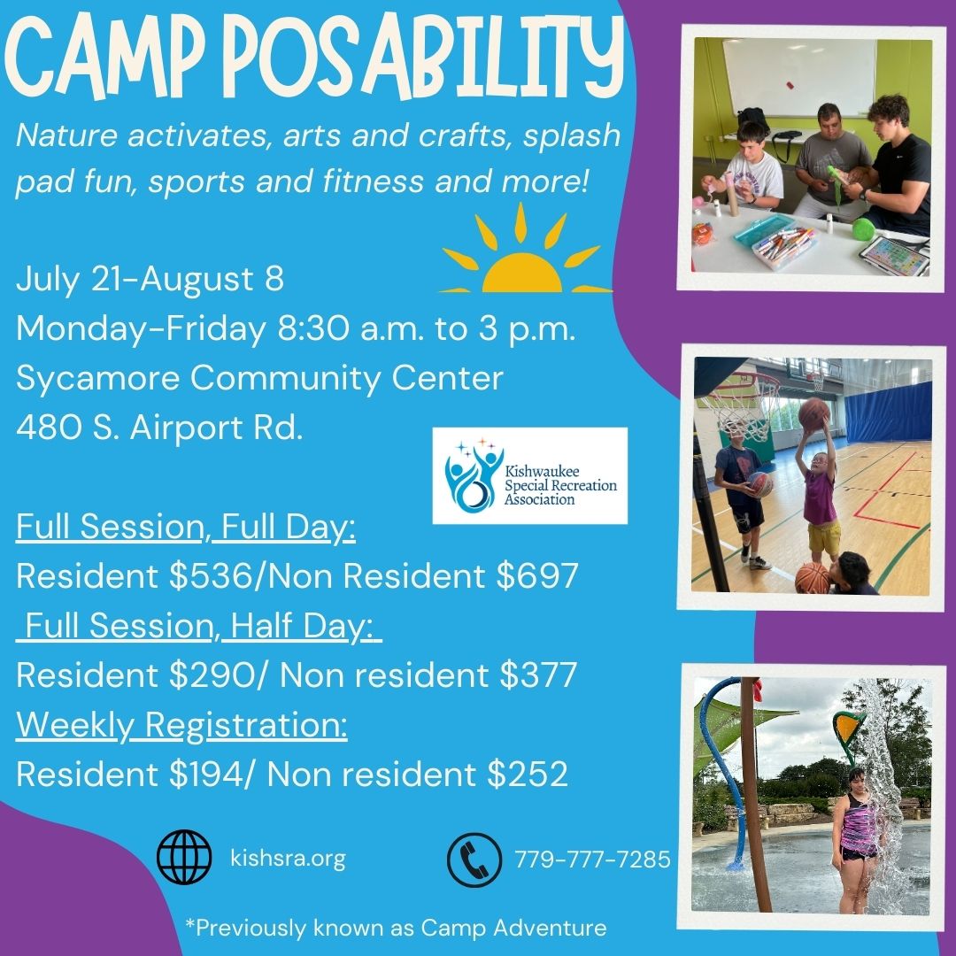 Kishwaukee - Camp PosABILTY (formerly known as Camp Adventure) is a ...