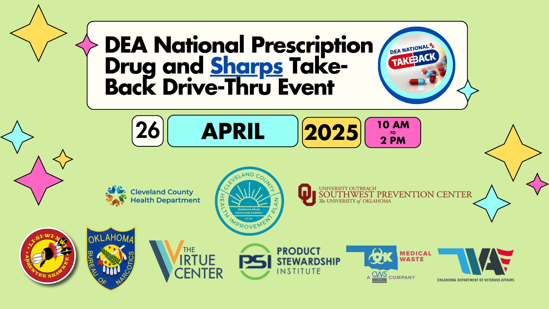RX Drug & Sharps Take Back Event