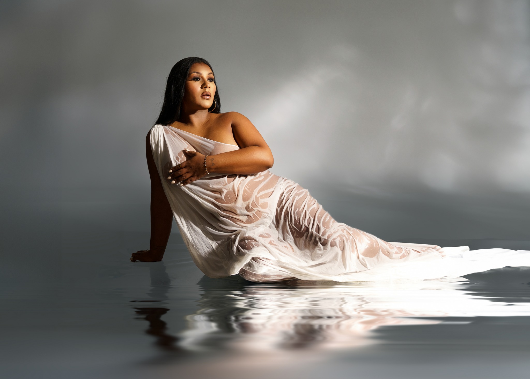 Wet Dress Look 😍