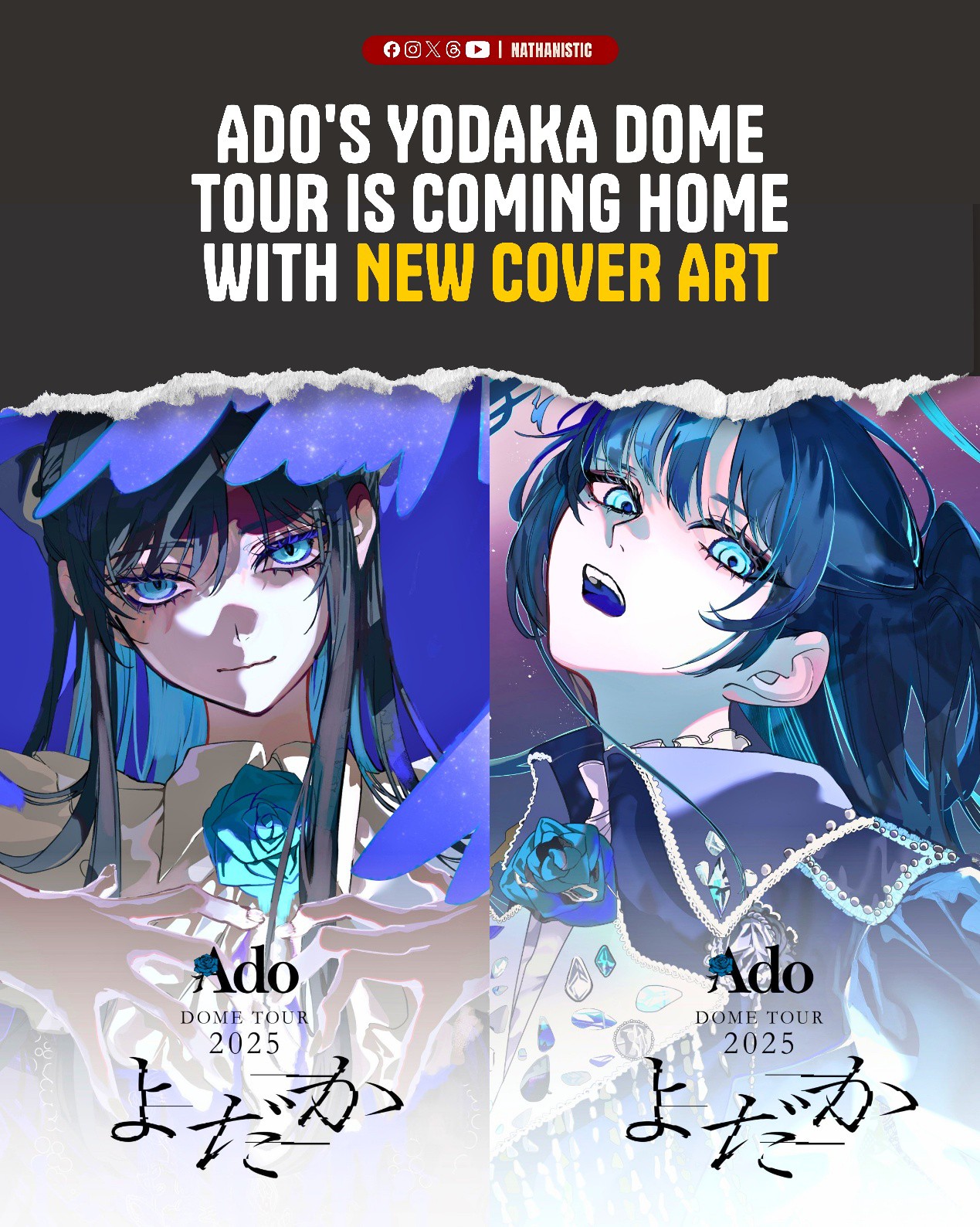 Ado's Yodaka Dome Tour Is Coming Home With New Cover Art Ado's