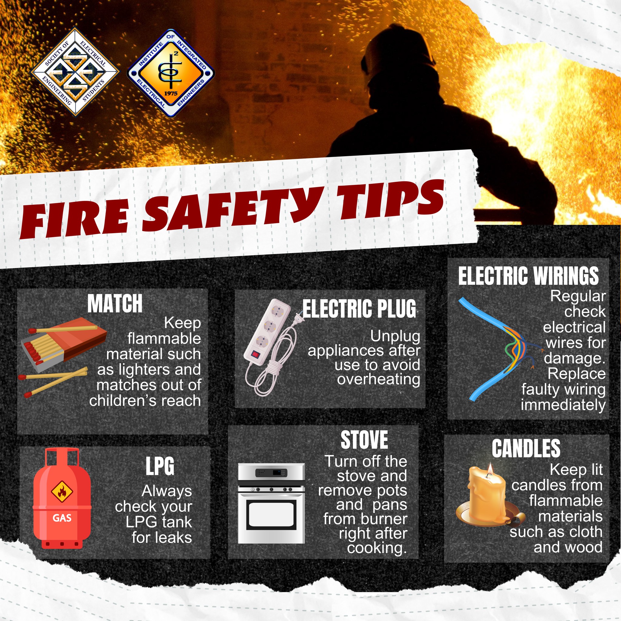 🔥 Ignite Safety, Extinguish Risks! 🔥 Follow these FIRE SAFETY TIPS to ...