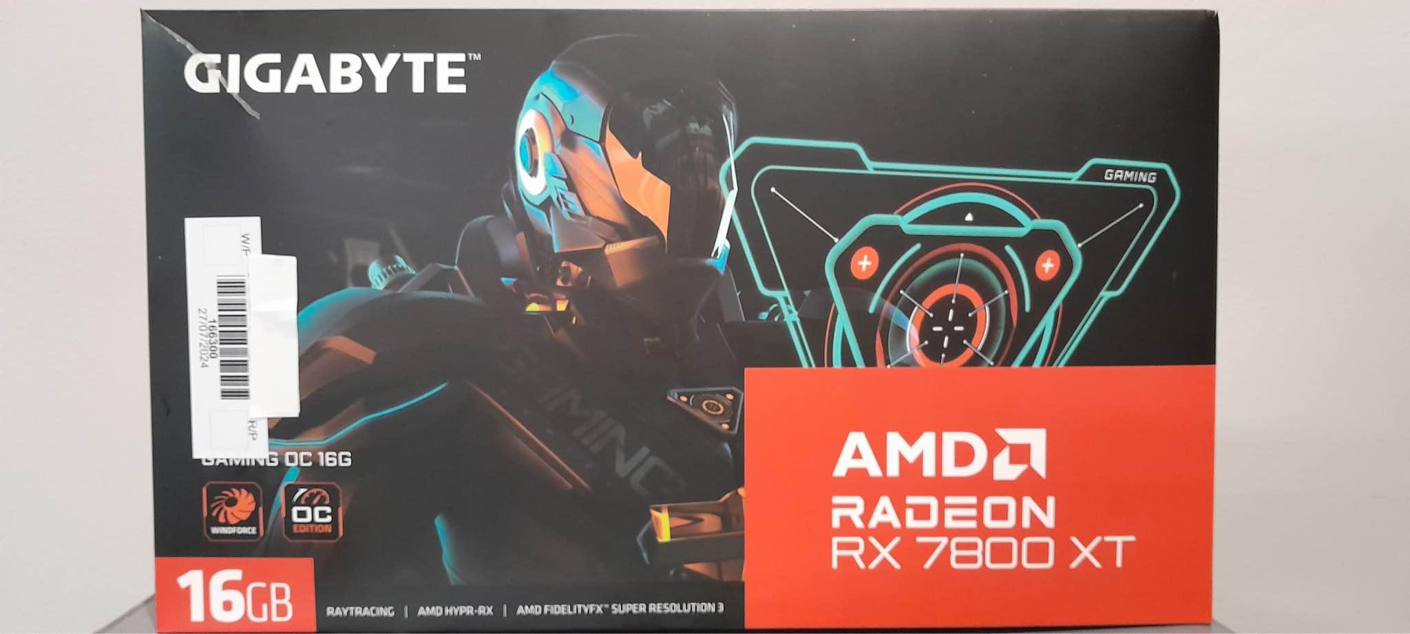 Second Hand AMD Radeon rx 7800 xt Gigabyte OC Graphics Card price can ...