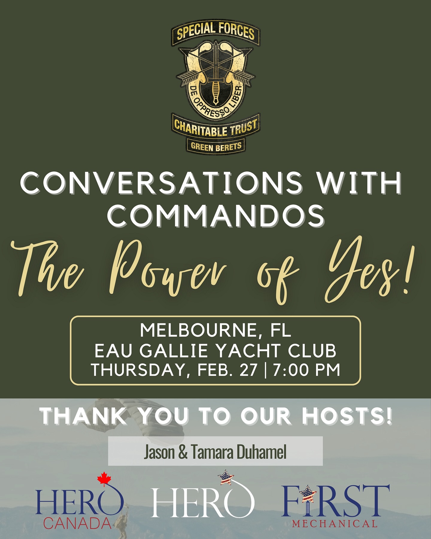Conversations with Commandos at Eau Gallie Yacht Club