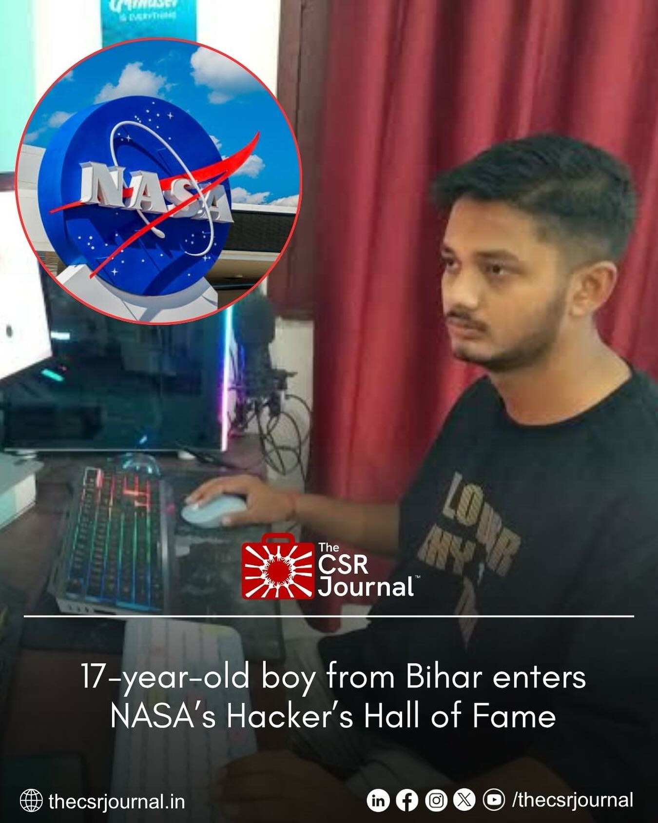 The CSR - Ram Jee Raj, a 17-year-old ethical hacker from Samastipur ...