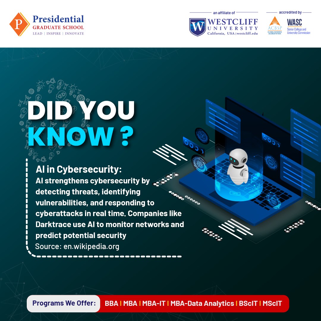 Presidential - Did You Know, AI strengthens cybersecurity by detecting ...