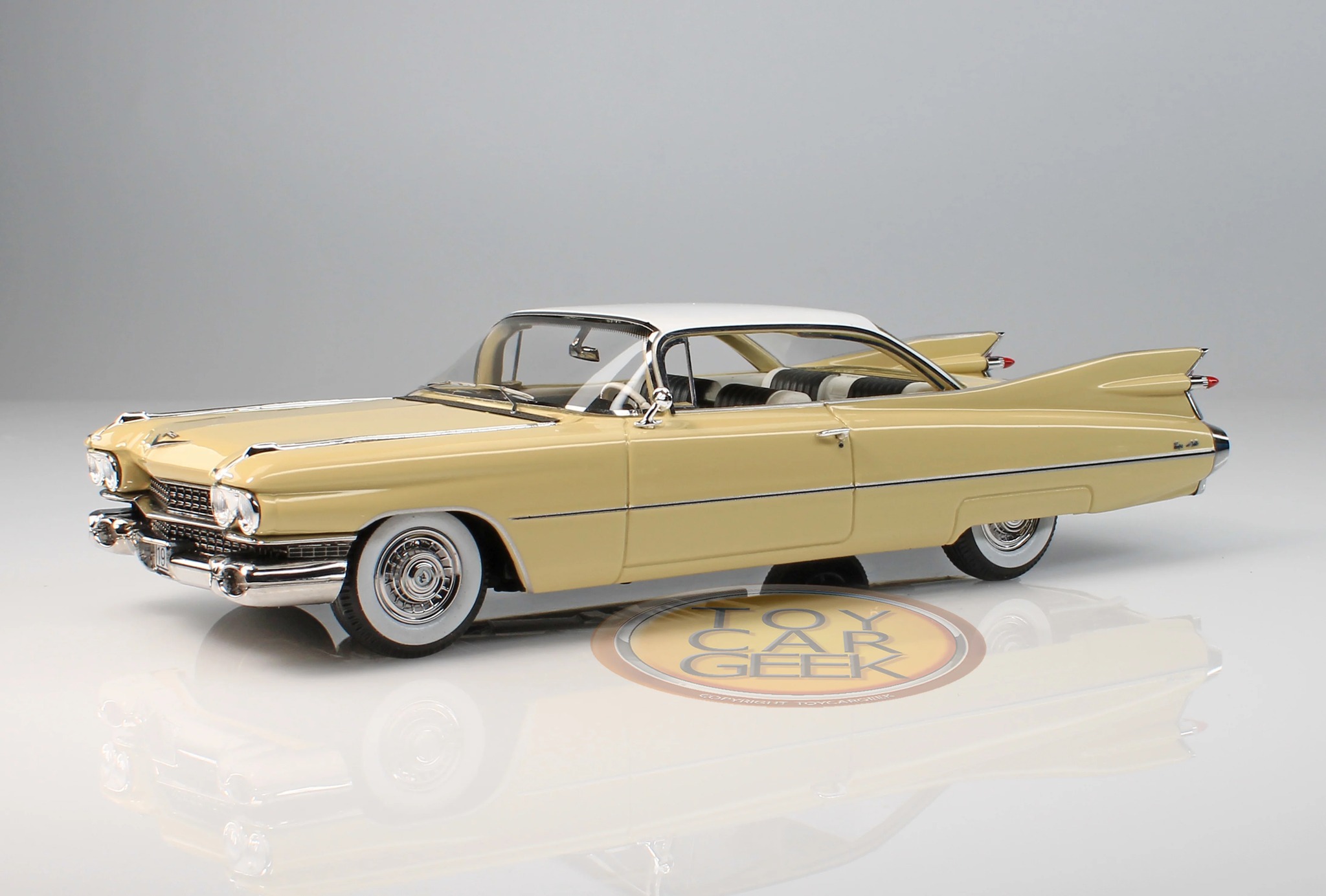 Back in stock! 1959 Cadillac Coupe de Villes in 1:43 scale by