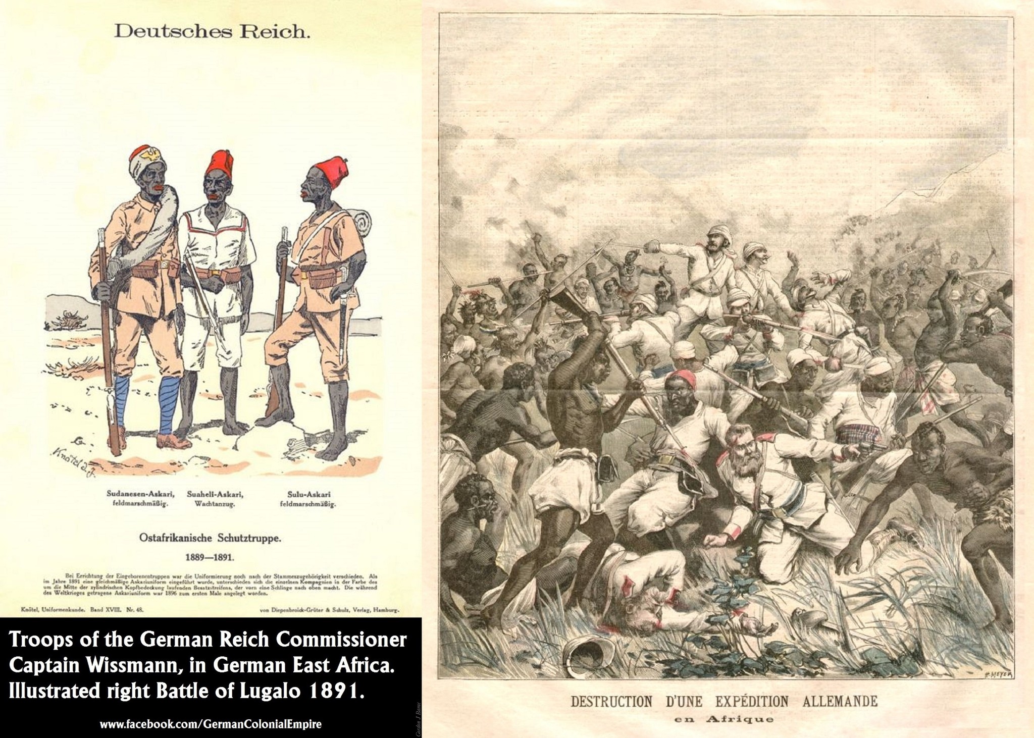 German - The Battle of Lugalo took place in 1891 when a German colonial ...