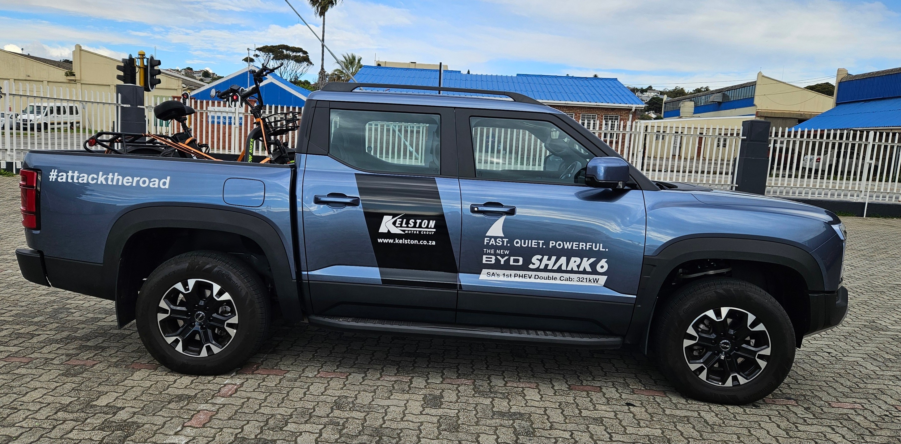 KVM - 2025 BYD Shark 6 from BYD Kelston is on its way to SPAR Kirkwood ...