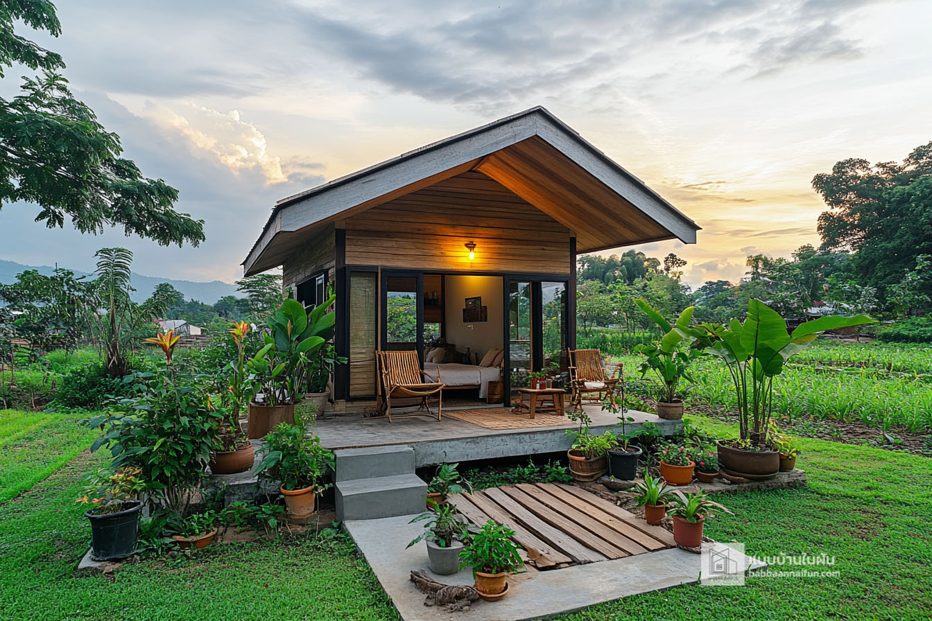 แบบบ้านในฝัน - ไอเดียบ้านหลังน้อยทรงกระท่อม... | Facebook