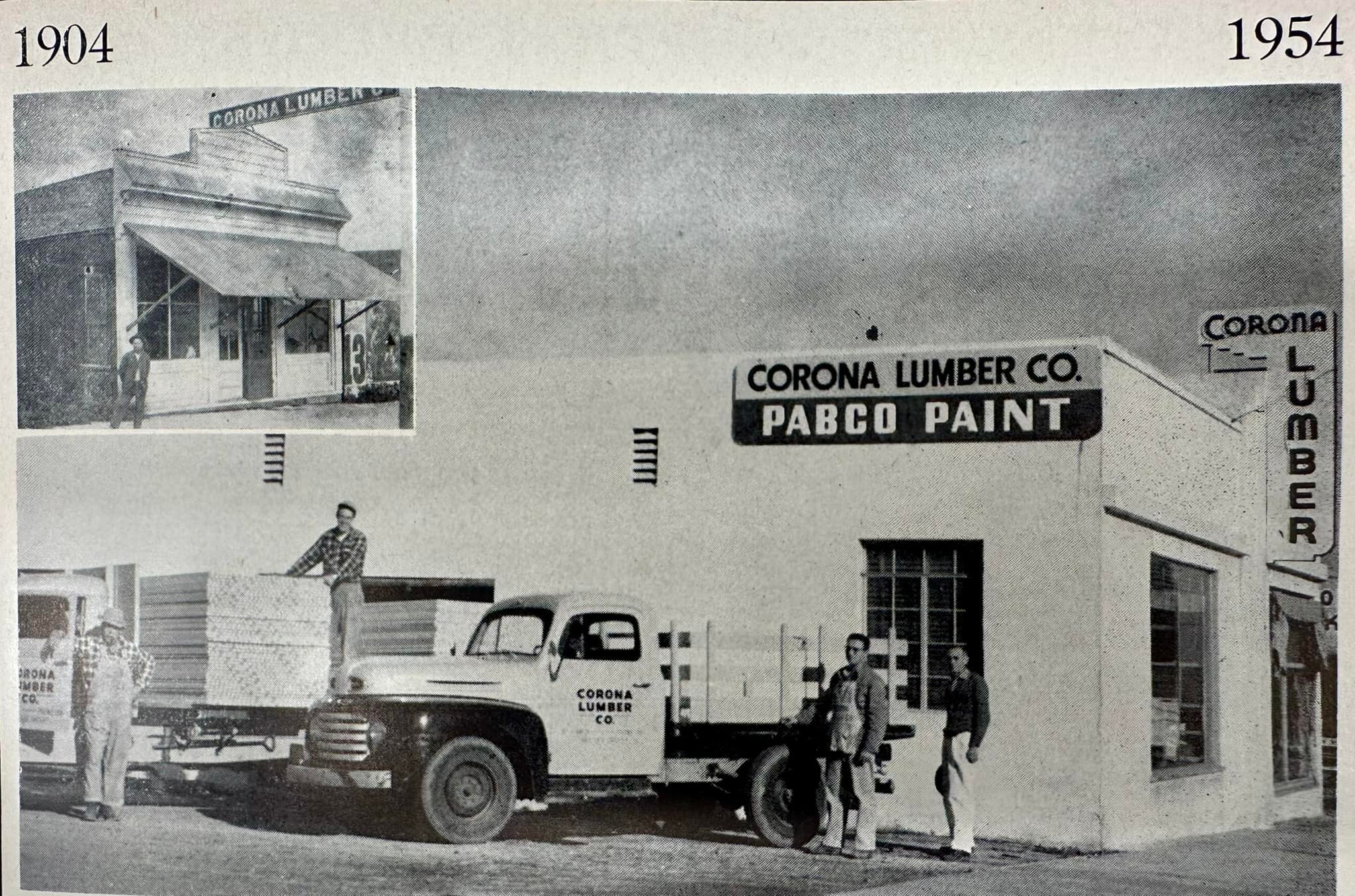 Corona Lumber - 1904 Andrew J Ware founded Corona Lumber Company 