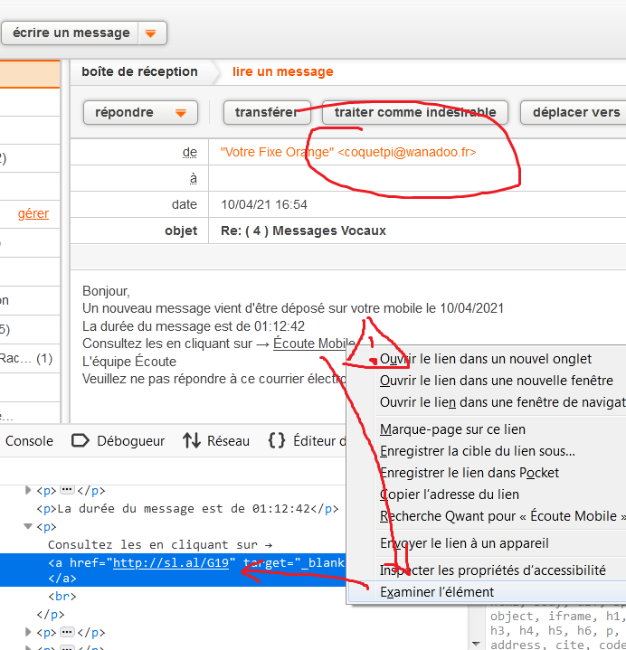 Easy Informatique Thur-Doller - Détecter une Arnaque Email !! Exemple ...