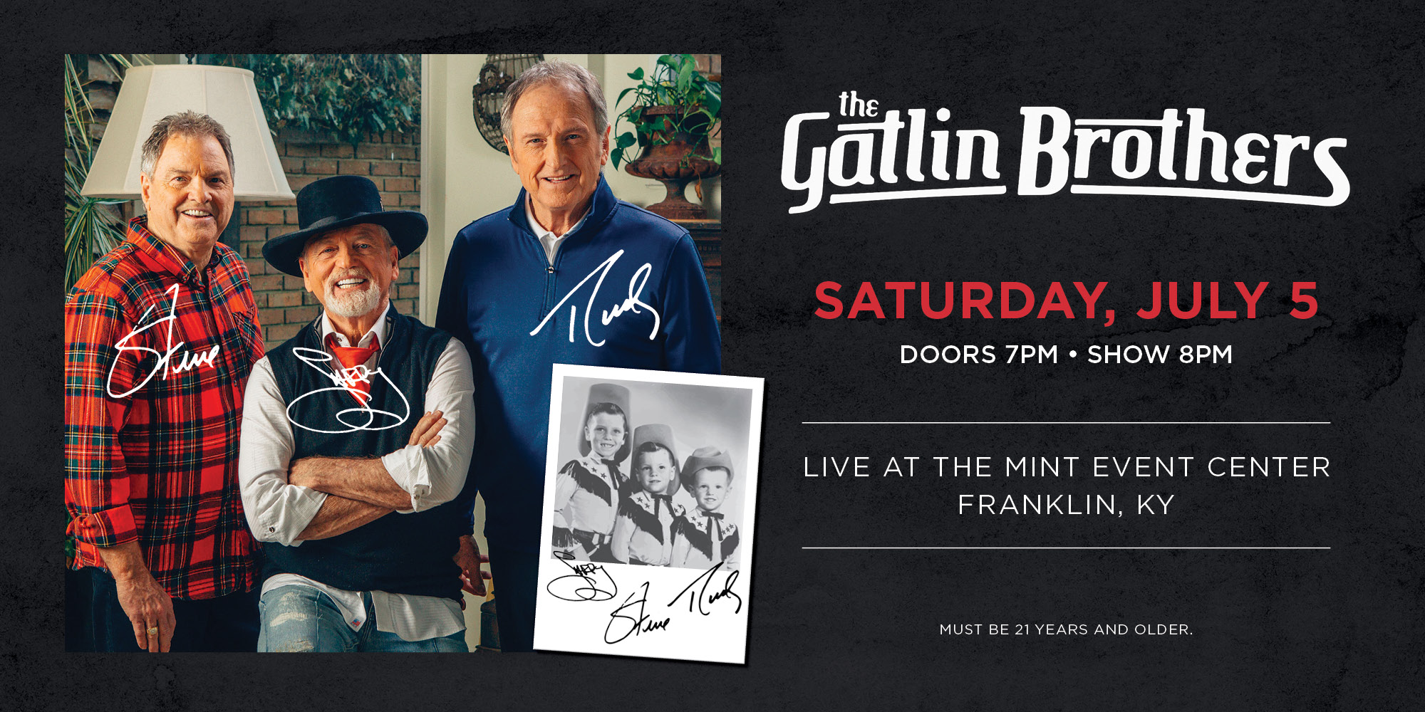Live Music: The Gatlin Brothers