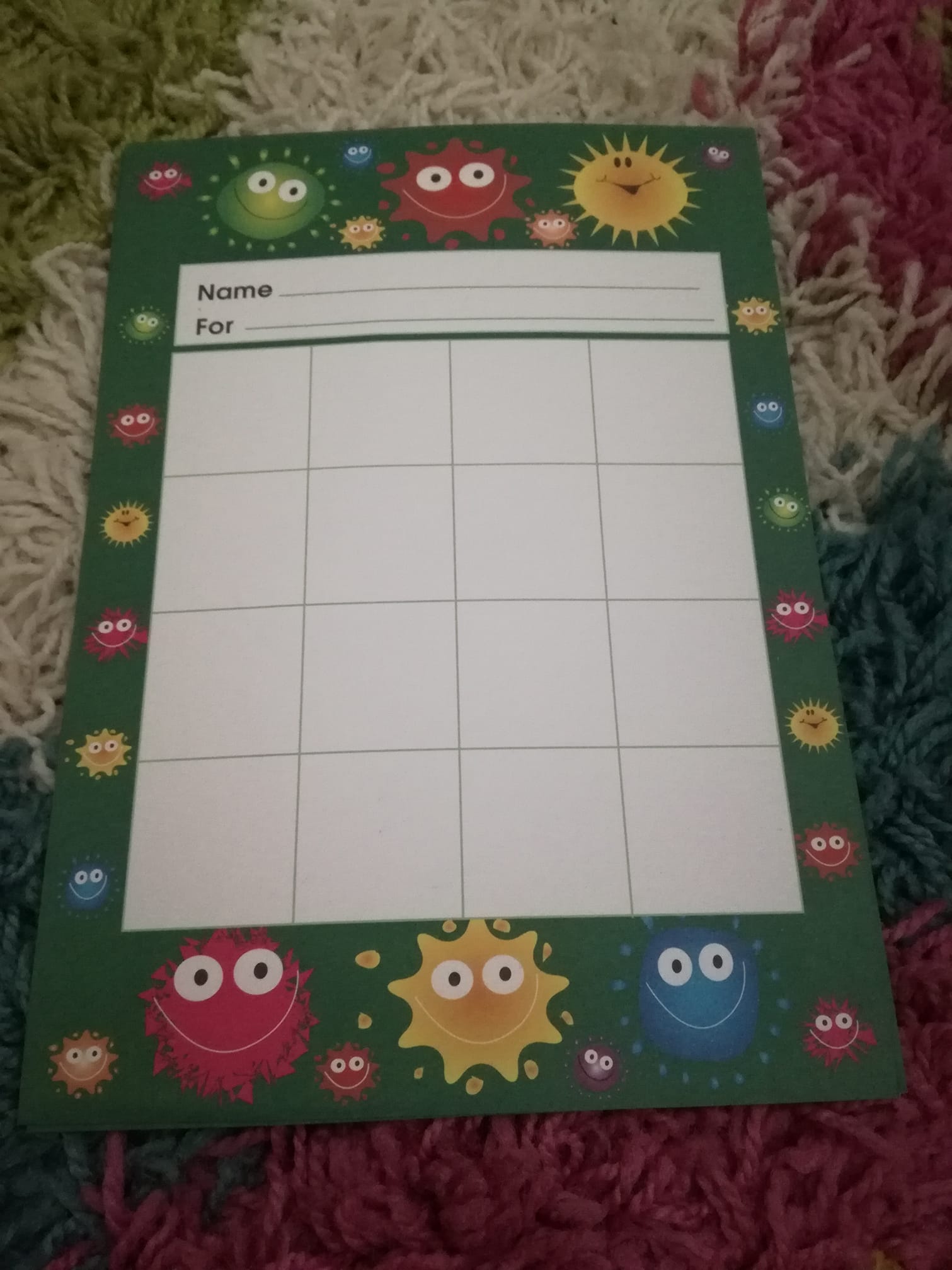 New Sticker Charts! - Tigertastic Karate | Facebook