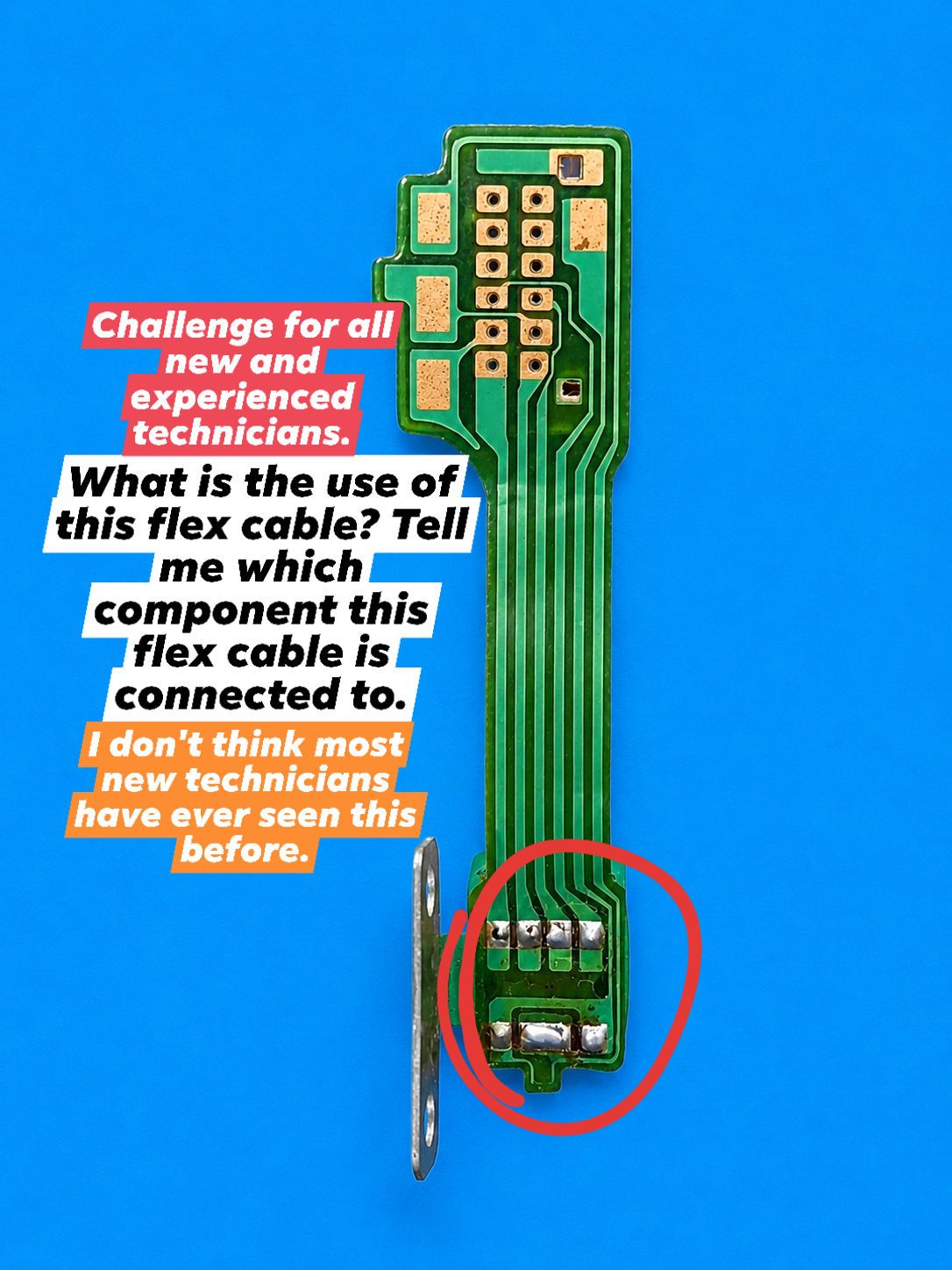 What is the use of this flex cable in electronics?