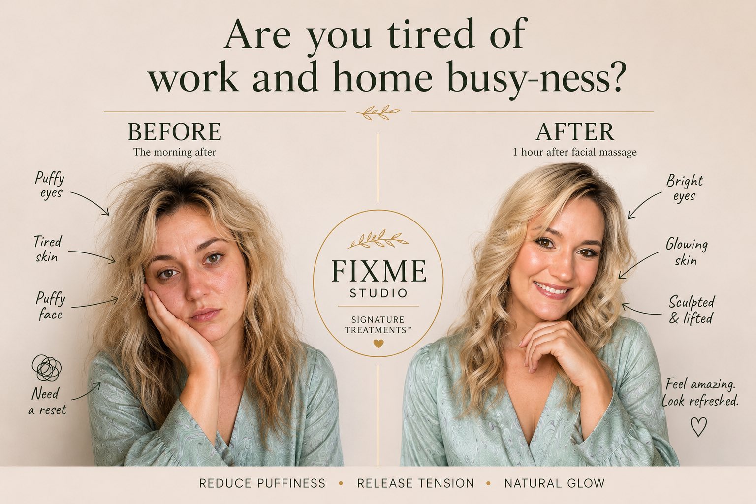 FixMe Studio offers natural glow treatments in Rolleston