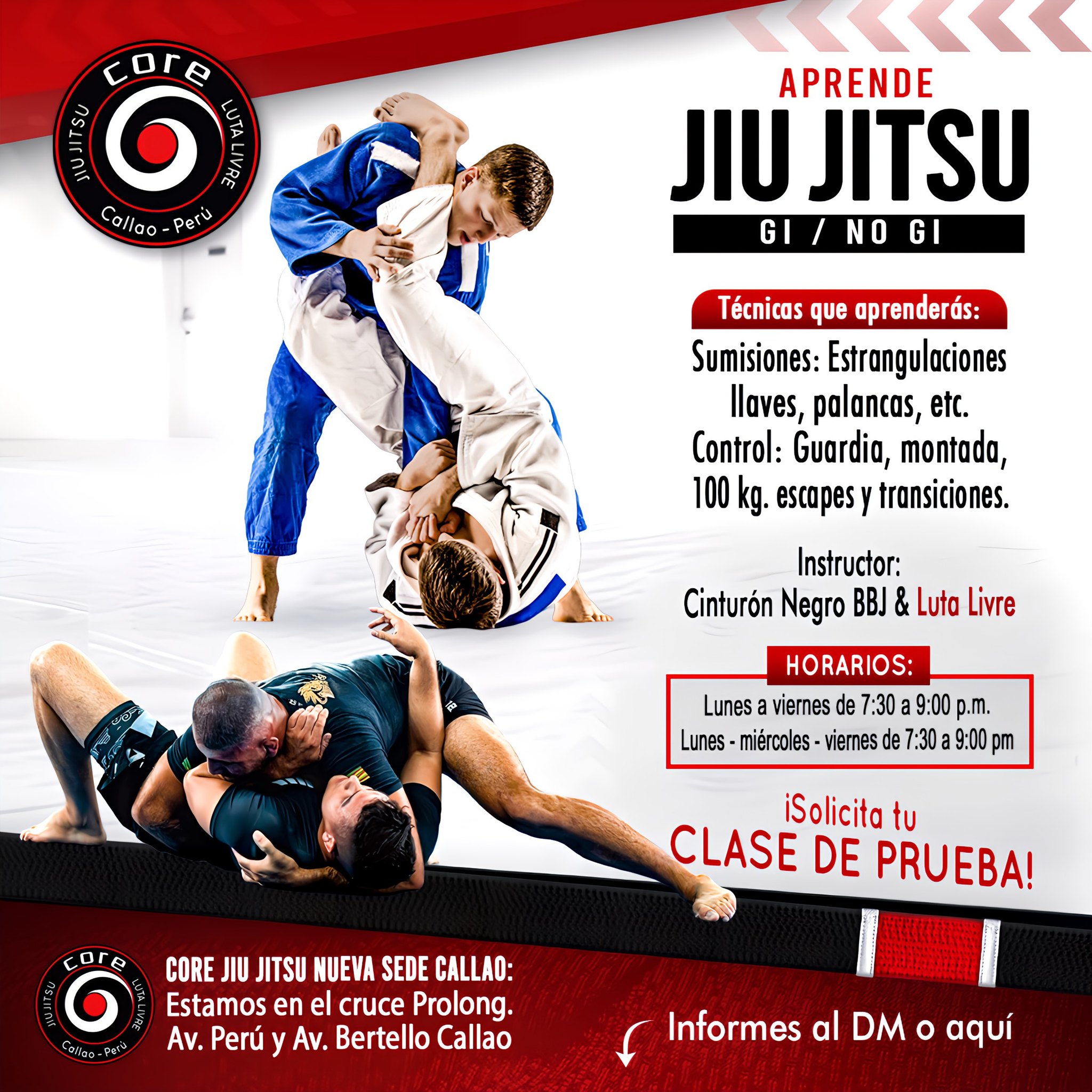 Core Jiujitsu & Luta Livre Callao - ☀️ ¡Este verano es el momento ...