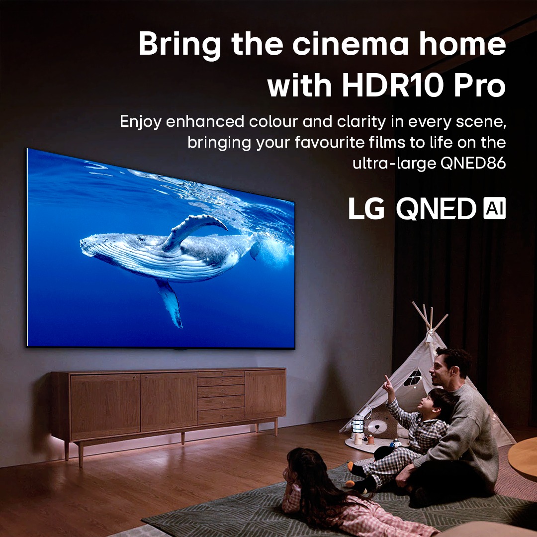 LG - Ready for your family movie night? 🎬🍿 With the LG QNED AI TV ...