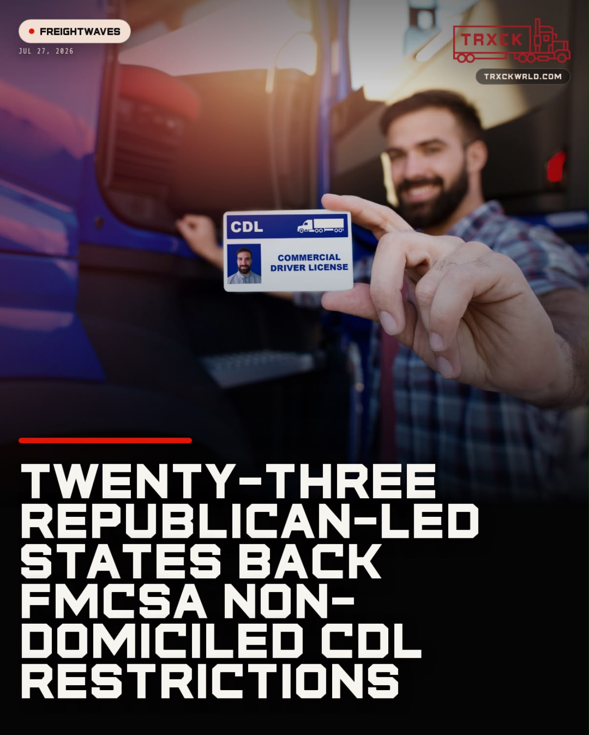 Should CDL requirements have more federal oversight?