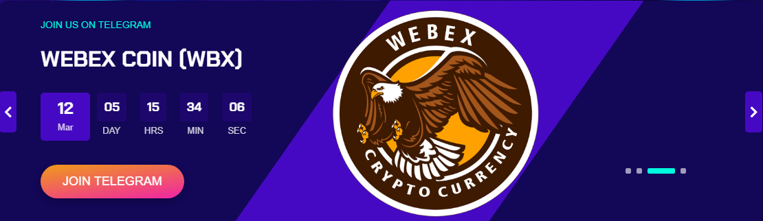 WEBEX Coin - Home