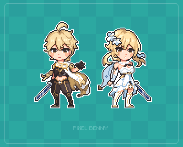 Pixel Benny - Hello! any Genshin Impact players here? I...