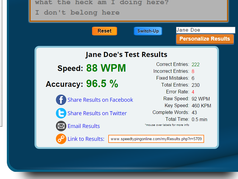 SpeedTypingOnline