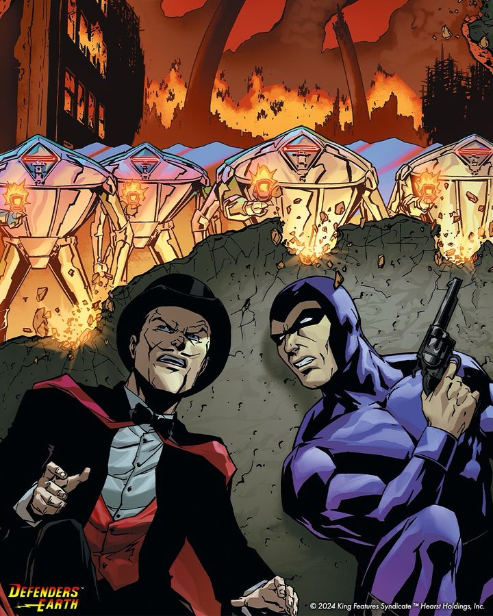Flash Gordon! The Phantom! Mandrake the Magician! Lothar! Mongo is