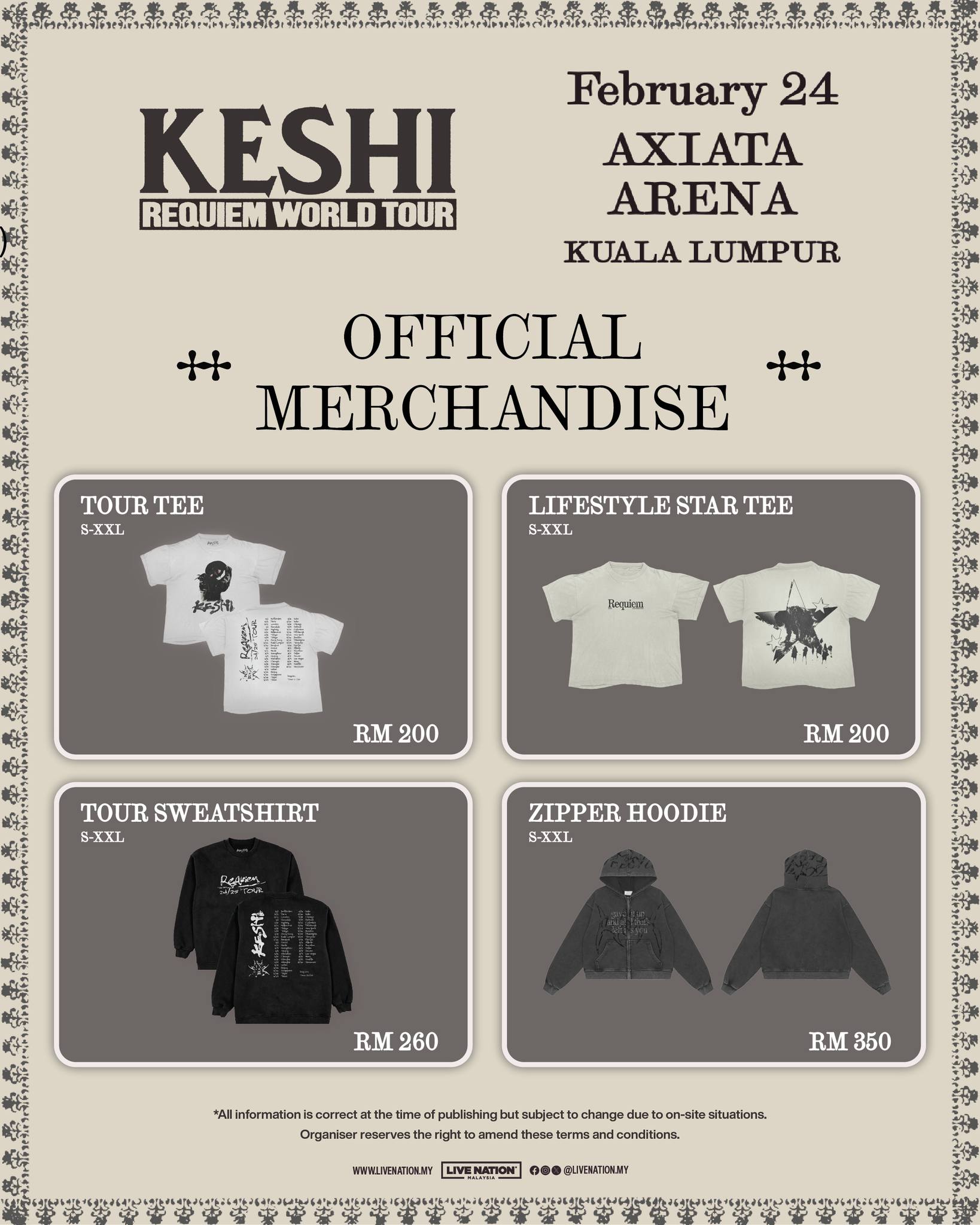 Keshi REQUIEM WORLD TOUR VIP グッズセット Keshi Kult! This is your chance to get your official keshi