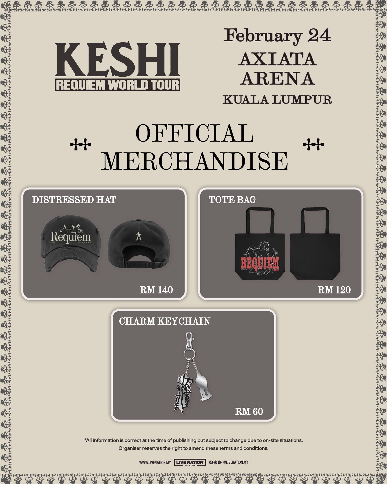 Keshi REQUIEM WORLD TOUR VIP グッズセット Keshi Kult! This is your chance to get your official keshi