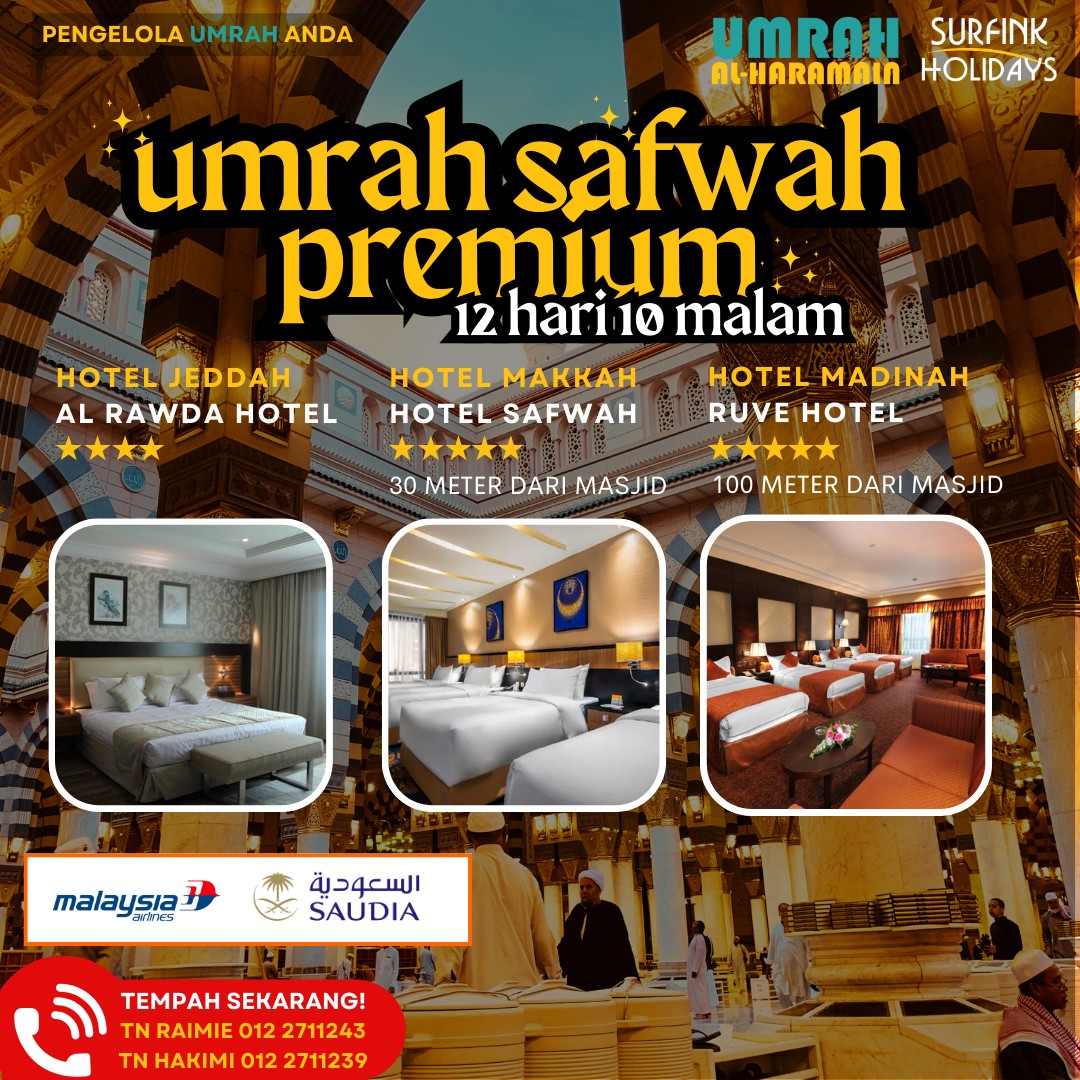 Umrah Al-Haramain by Surfink Holidays | Shah Alam