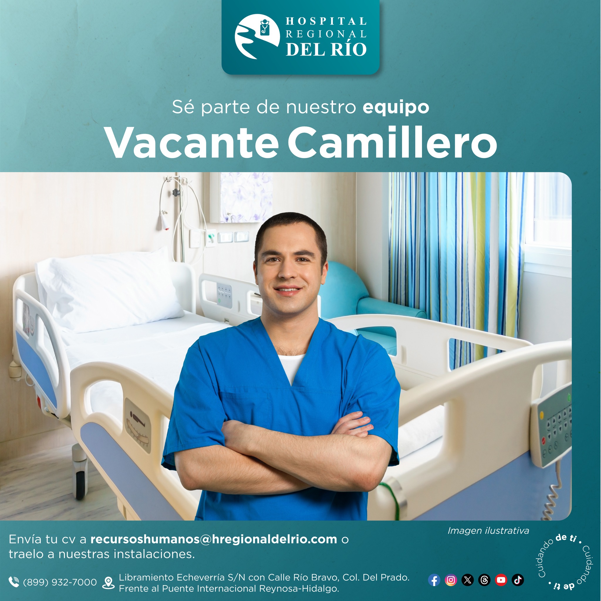¡Se parte de nuestro equipo! 🙌... - Hospital Regional Del Rio