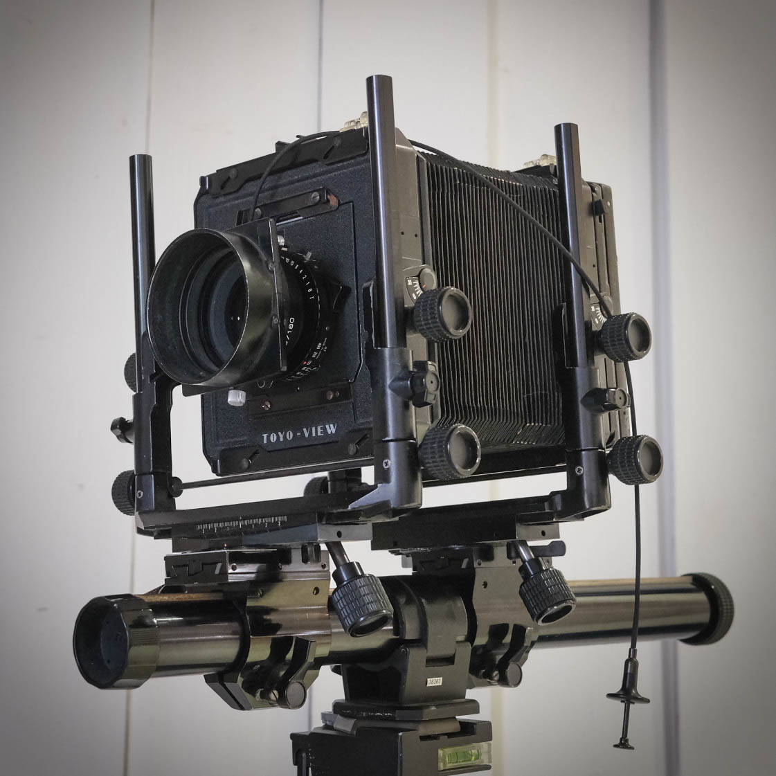4x5ホルダーと暗箱 4x5ピンホールカメラ【横木正夫氏制作】 4x5ピン