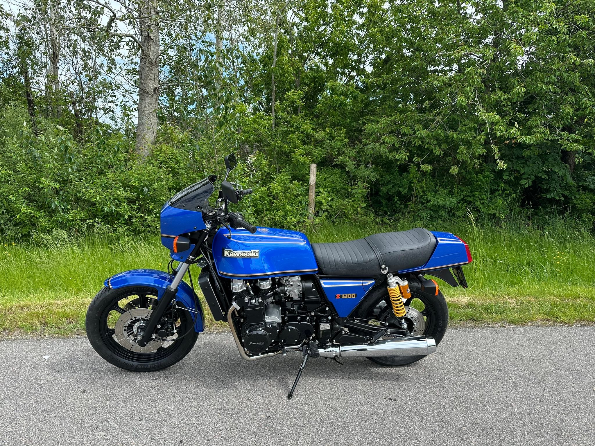 Custom Kawasaki Z1300 restoration with Wiseco 1370cc big bore kit