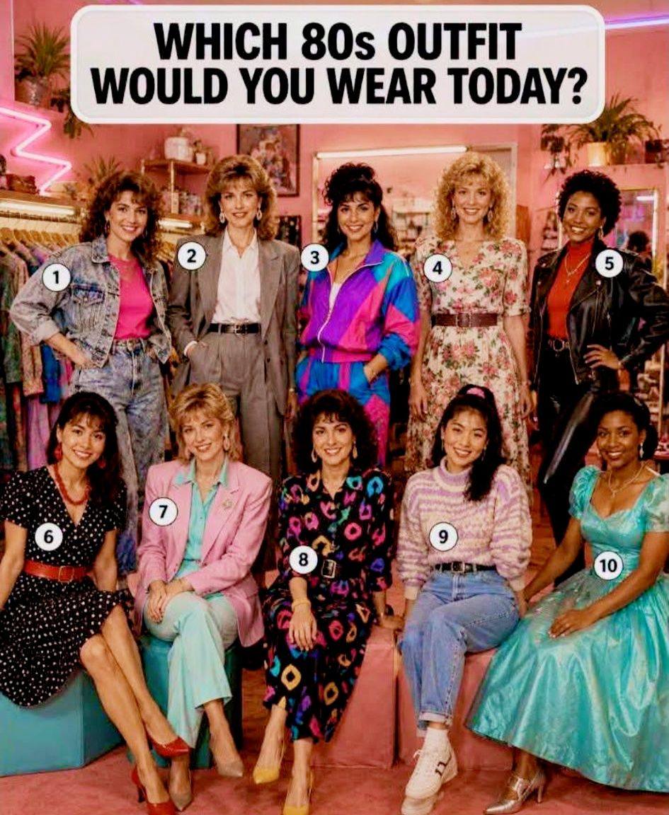how did ladies dress in the 80 I love this outfit from 80's. I would certainly wear it again tomorrow sportsn team