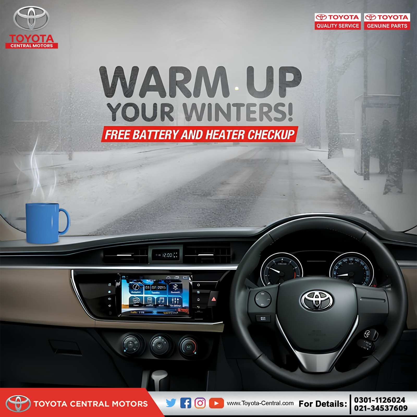 Toyota - ️ Warm Up Your Winters with Toyota Central Motors! ️ This ...