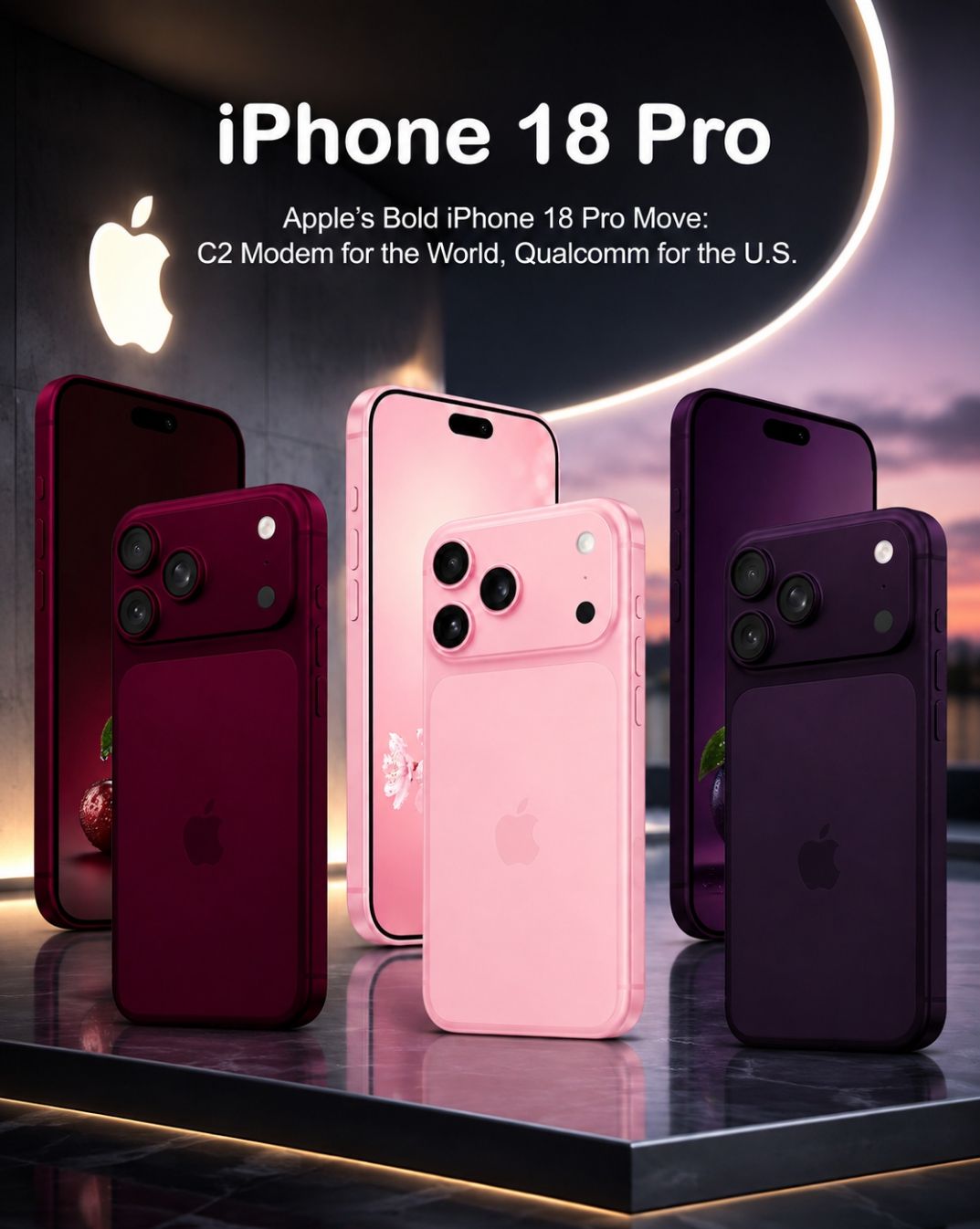 iPhone 18 Pro Rose gold concept #iphone