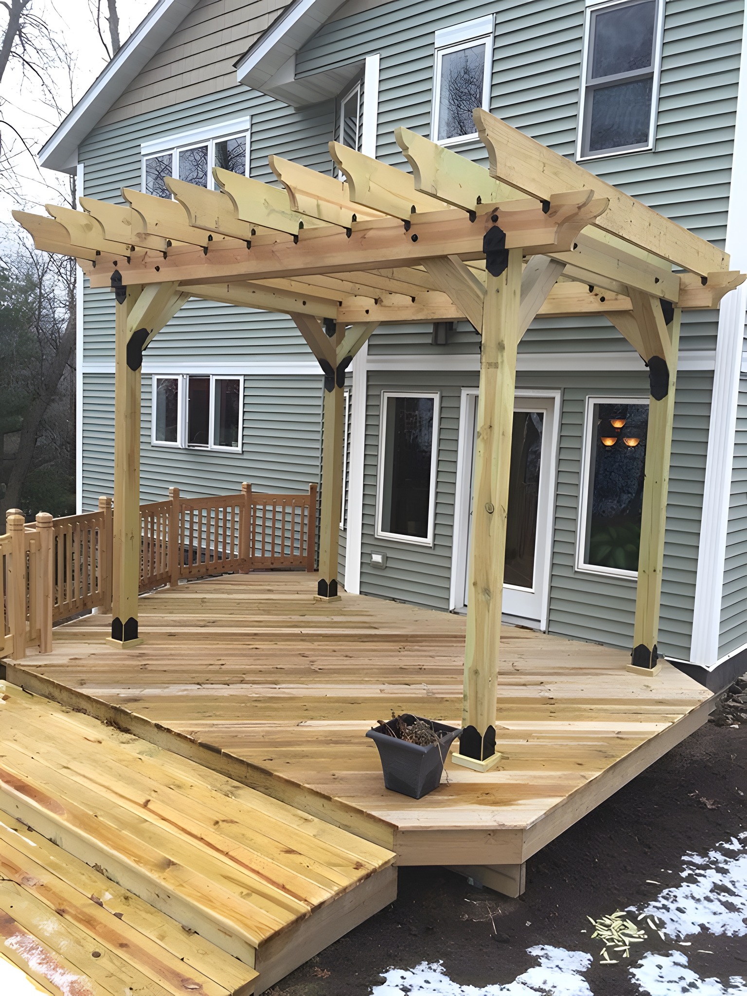 Woodworking - Deck dreams with a pergola twist | Facebook