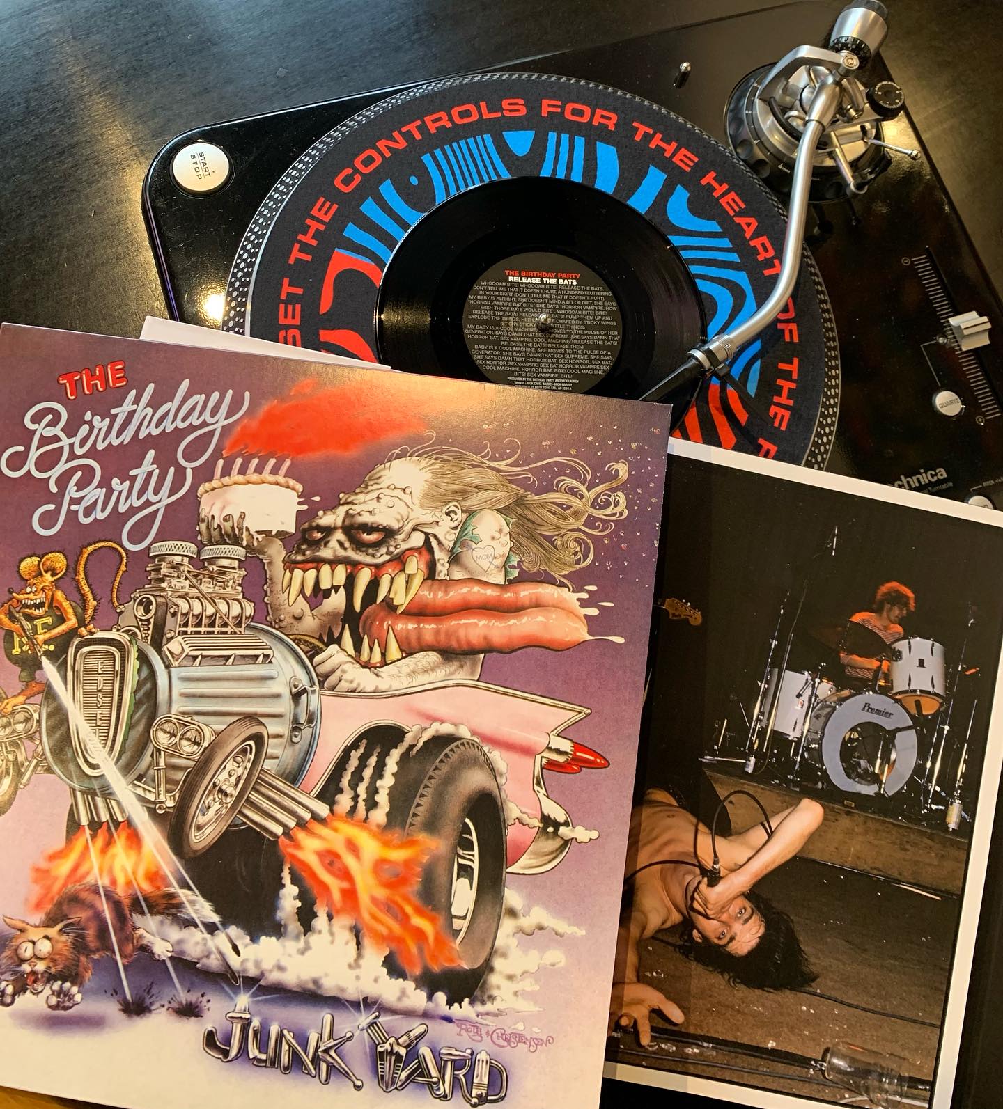 The Birthday Party's Live 1981-82 vinyl splatter 2LP available