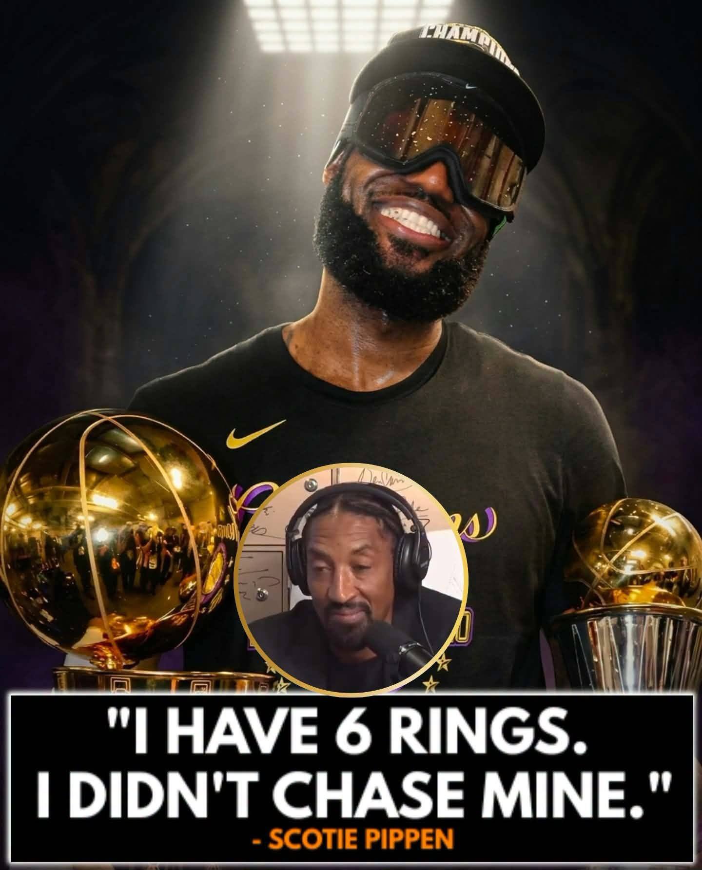 Beam me up, Scottie! 🏀 The legendary, six-time NBA Champion