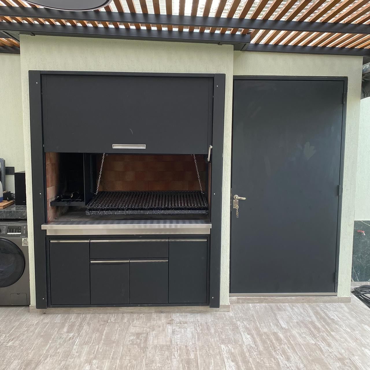 Asadores A punto - Interior de parrilla de hierro enlozado con módulos ...