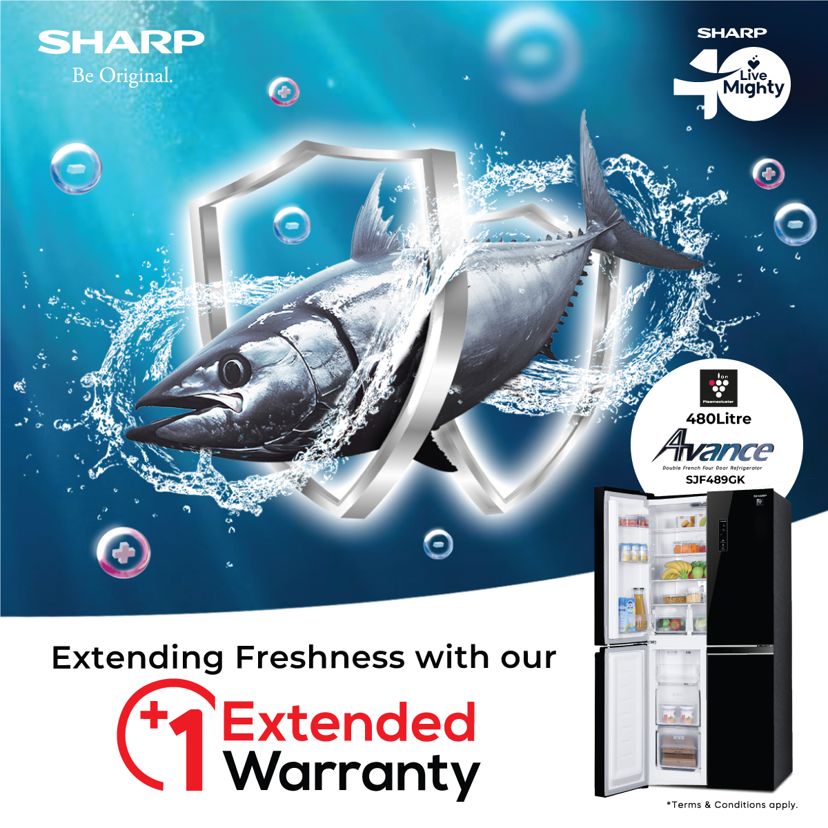 HLK - ️ Experience the SHARP Avance Refrigerator, designed to keep your ...
