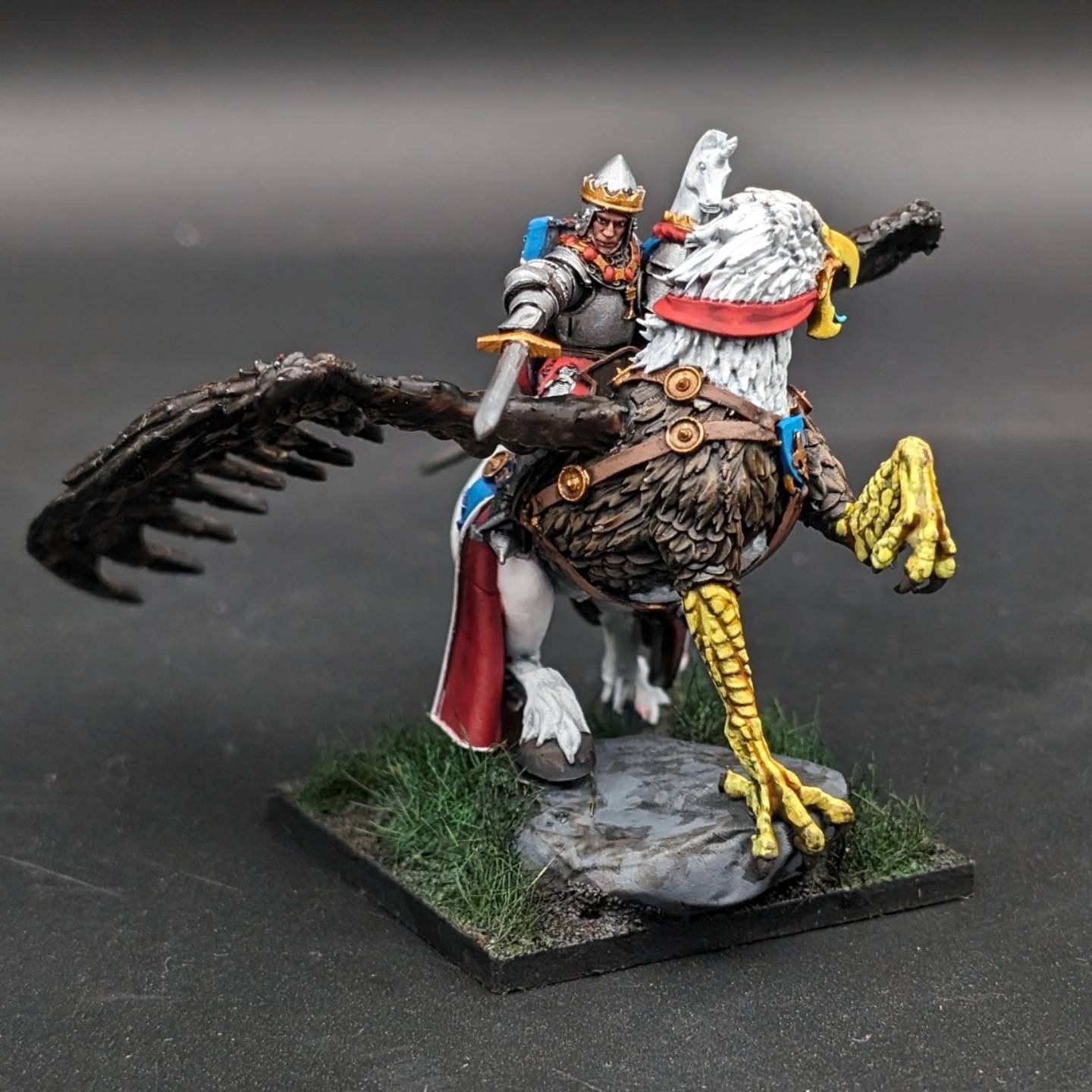 King on hippogriff from last sword miniatures, been looking for a 