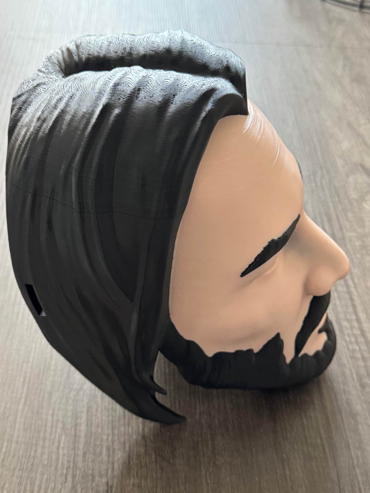 Keanu John Wick Hard Shell Mask for Adult Sized Head - Masks - Fort ...