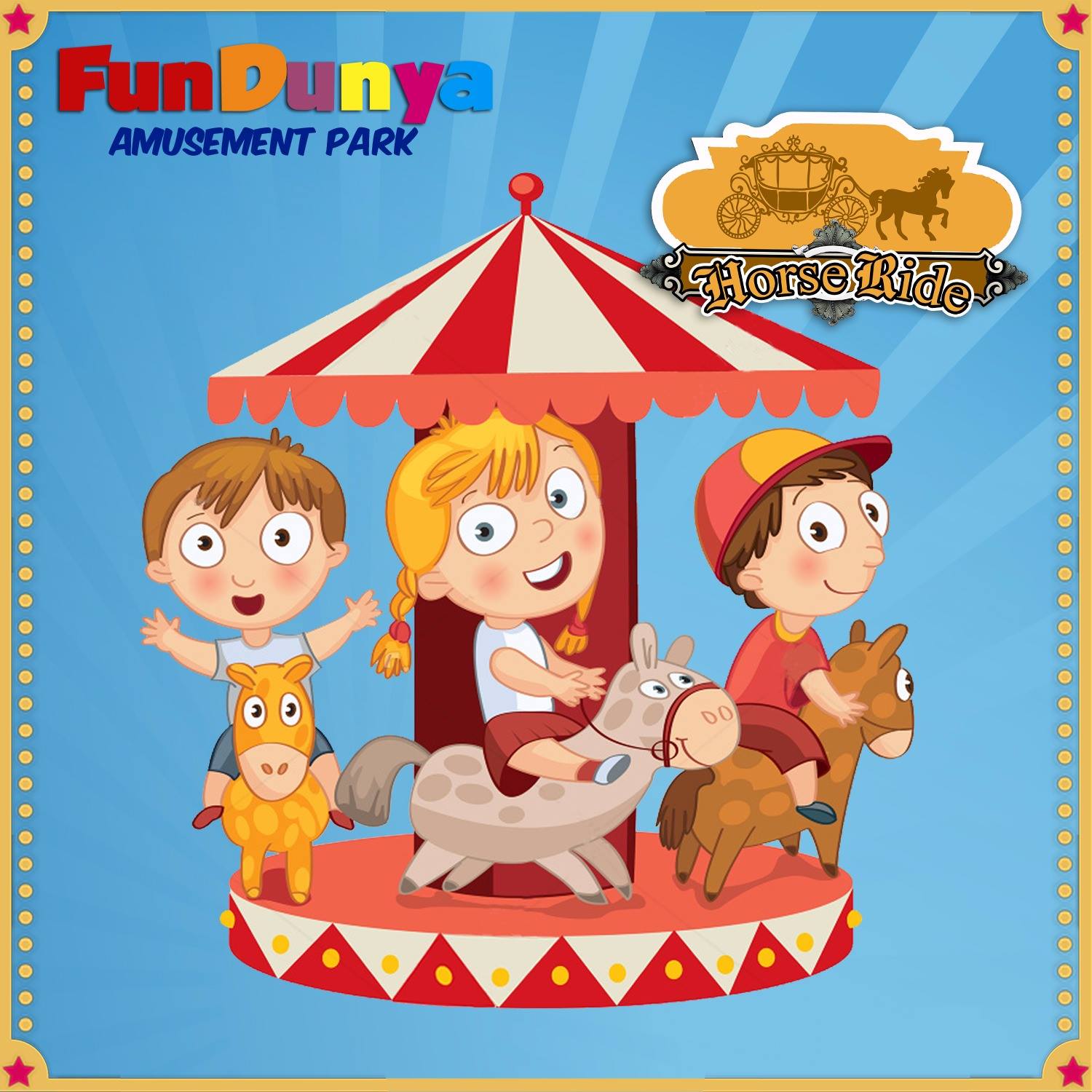 FUN DUNYA - RIDE THE RODEO HORSE - HORSE RIDE!!! Come visit us at ...