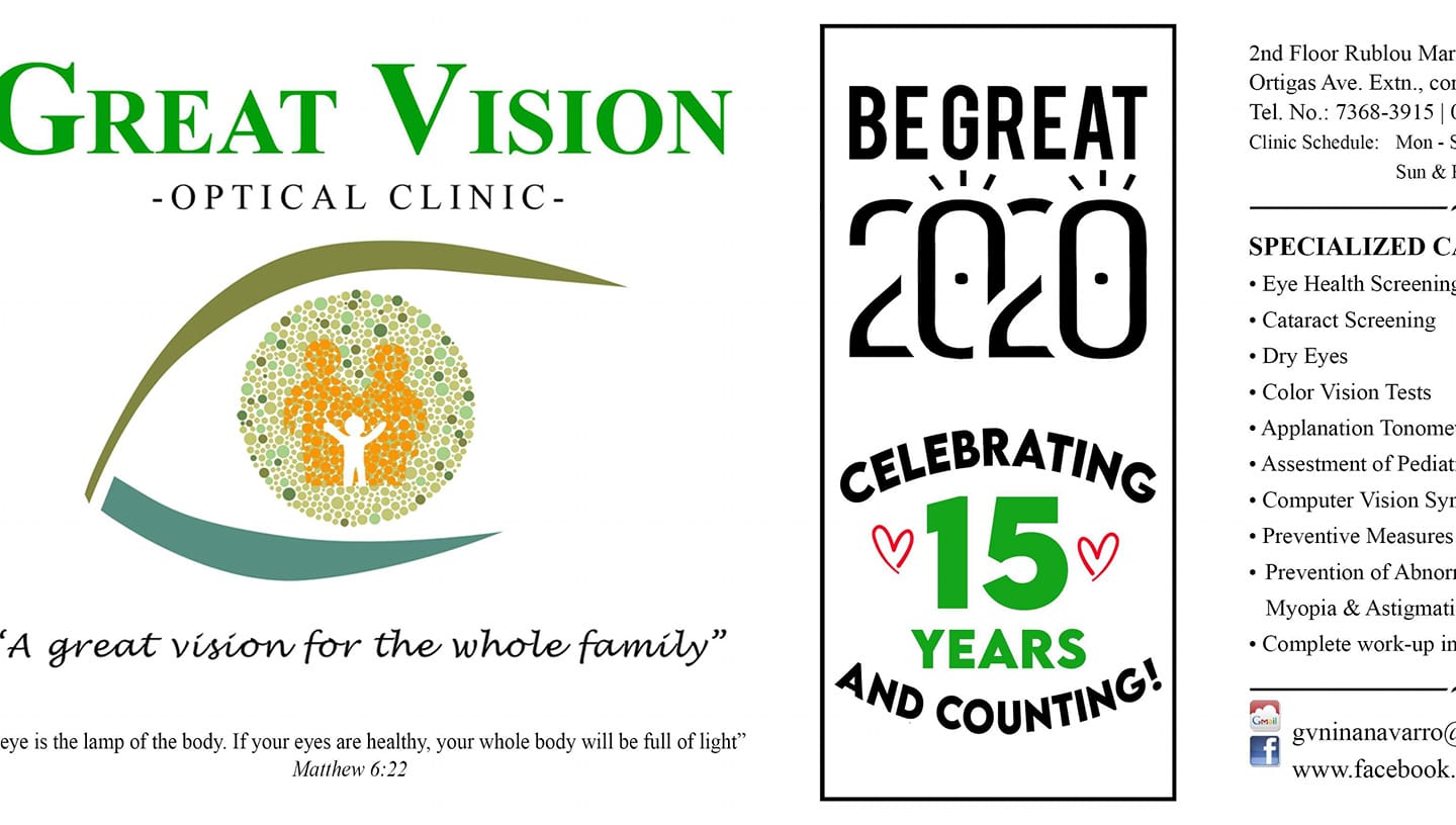 Great Vision Optical Clinic Posts Facebook