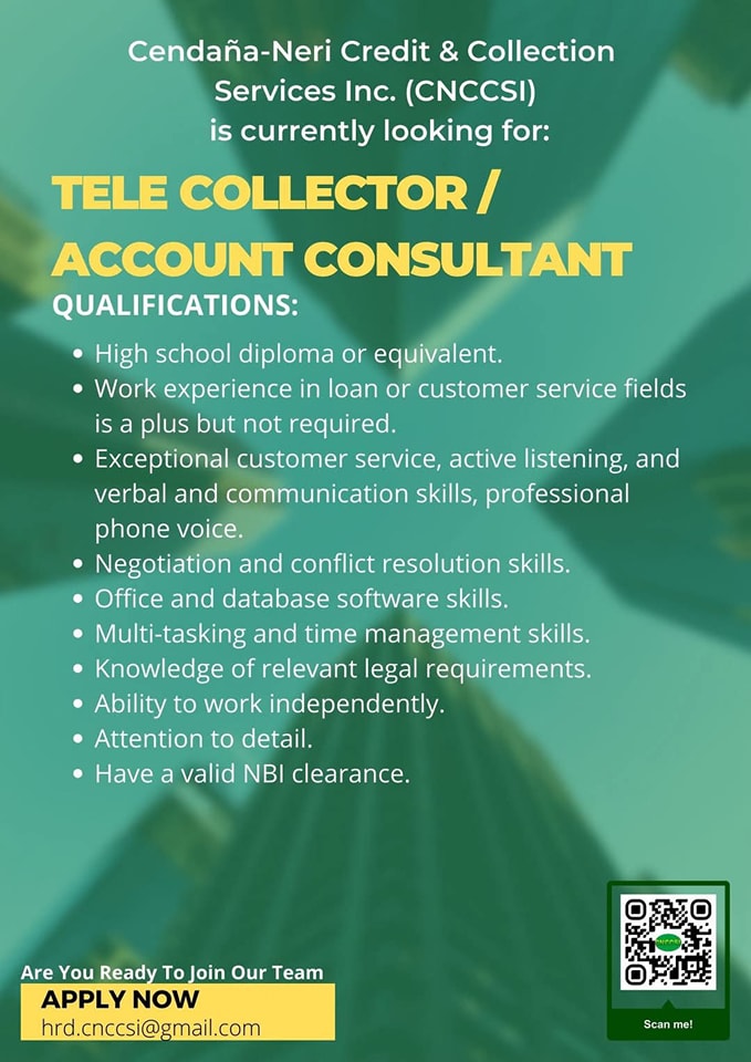 Cendana-Neri Credit & Collection Services Inc. | Quezon City