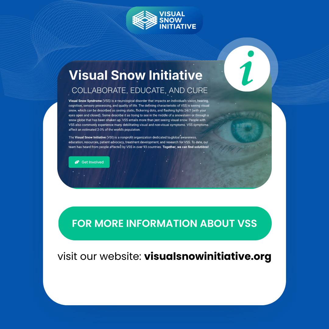 ⚠️ Full list of visual and... - Visual Snow Initiative | Facebook