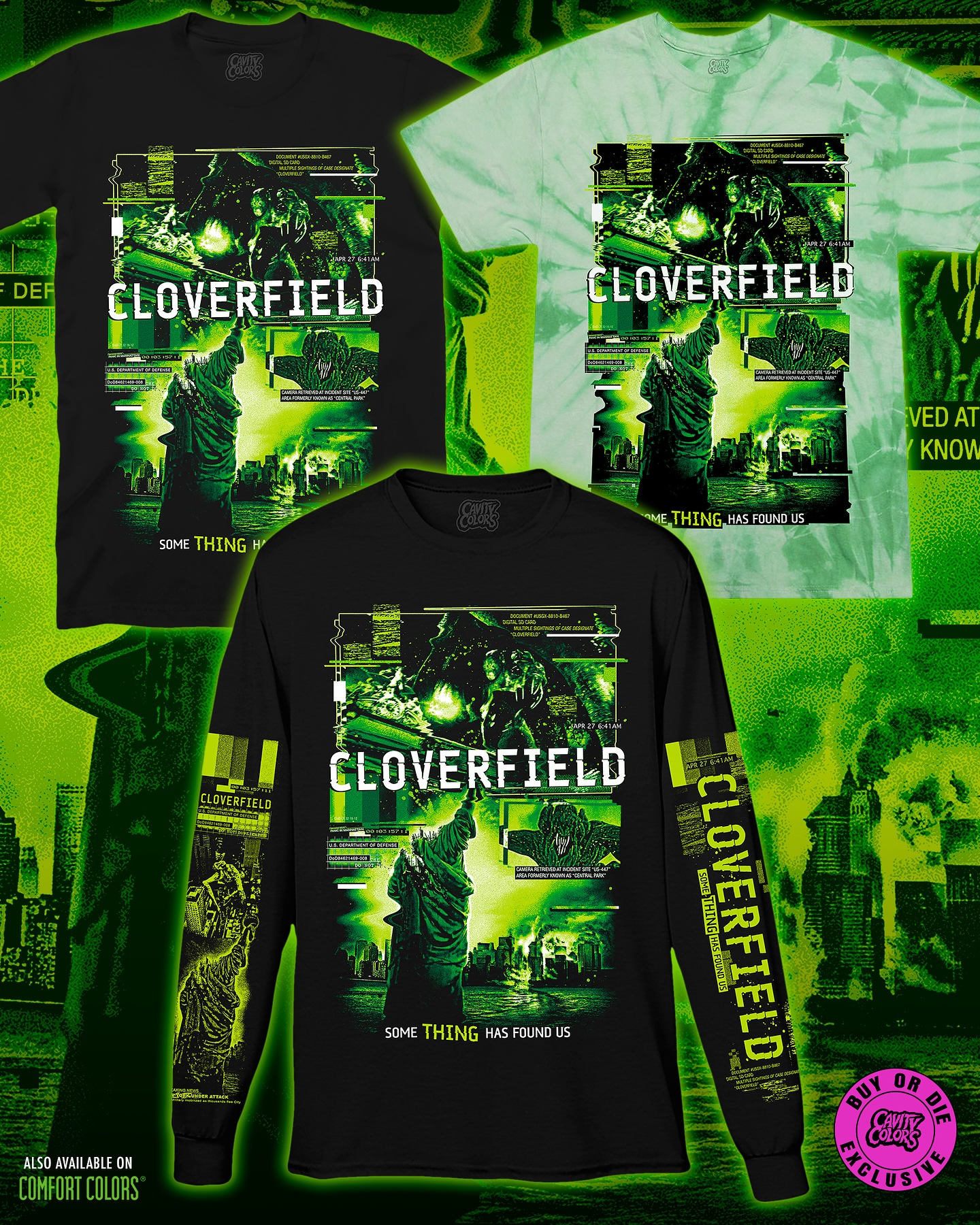Cavitycolors - ? 2 DAYS LEFT! ? Did you catch CLOVERFIELD on the 