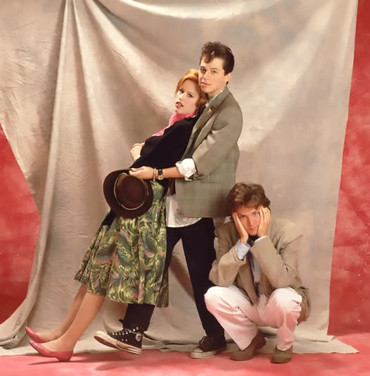 Molly Ringwald and Jon Cryer “Pretty in Pink” 1986